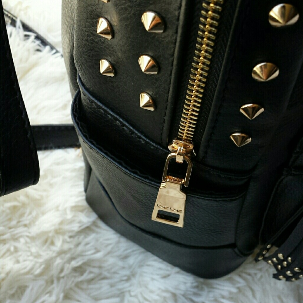 LAST CHANCE {Bebe} NWOT FULL SIZE Studded Backpack - Picture 5 of 8